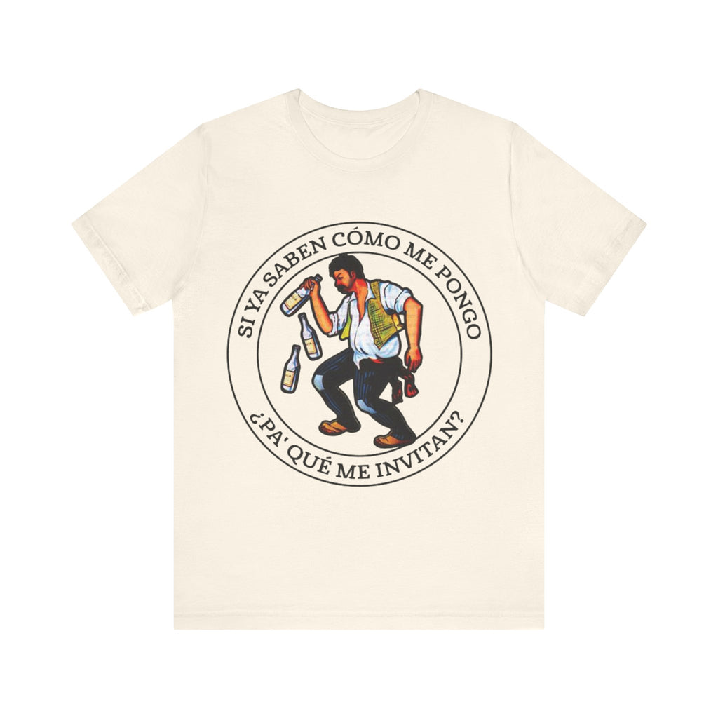LOTERIA Borracho Si ya saben como me pongo Tee | Latina Gifts | Hispanic Gifts | Gifts for Latinos | Navidad | Spanish Singer Shirt