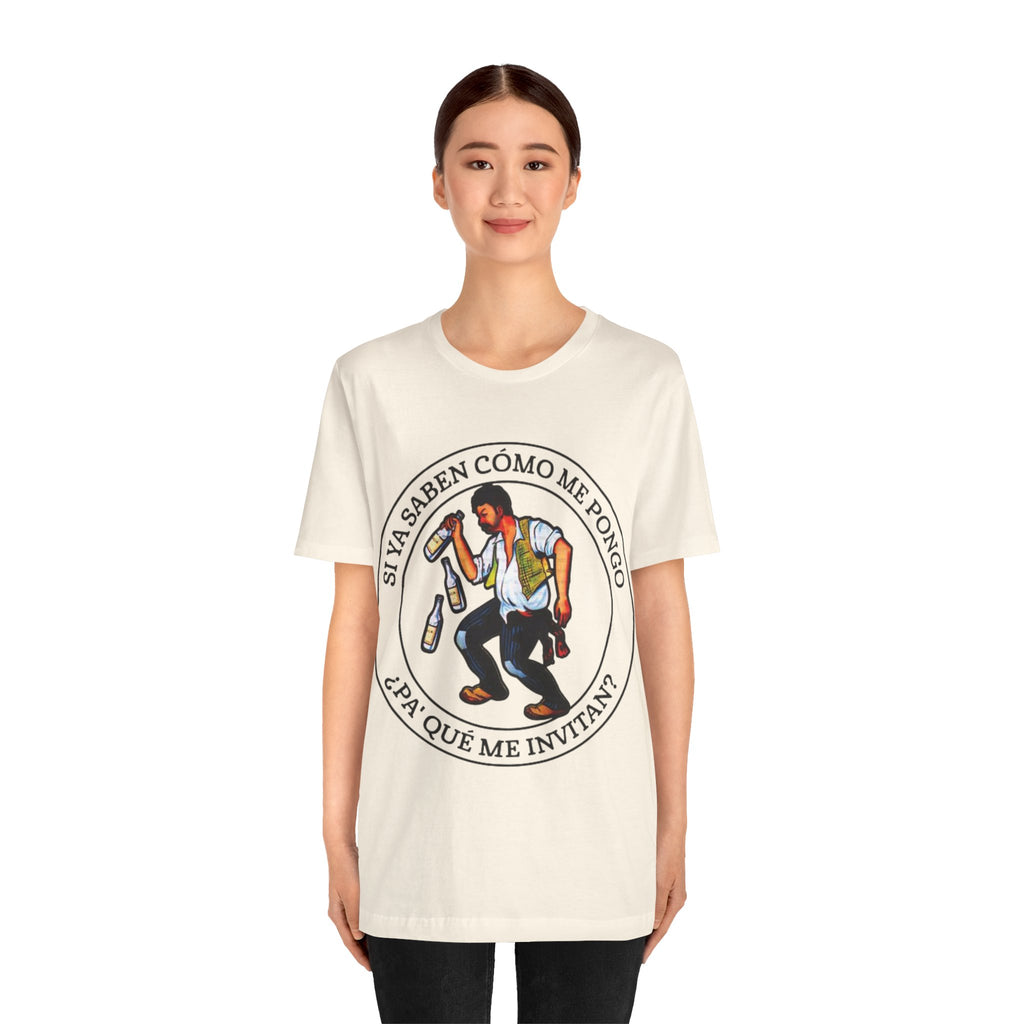 LOTERIA Borracho Si ya saben como me pongo Tee | Latina Gifts | Hispanic Gifts | Gifts for Latinos | Navidad | Spanish Singer Shirt