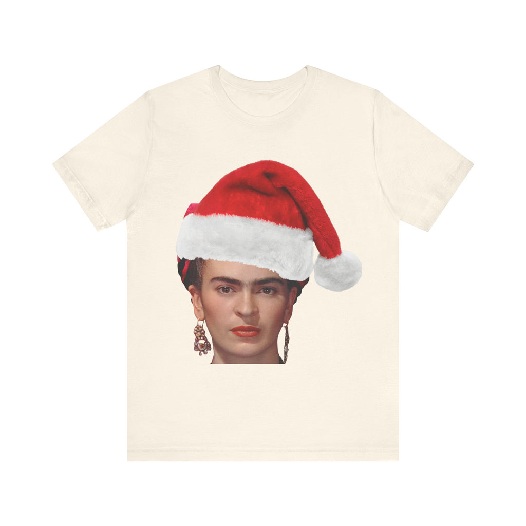 Frida Kahlo Santa Hat Shirt | Frida | Mexican Artist Shirt | Latina Gifts | Hispanic Gifts | Gifts for Latinos | Artist Shirt