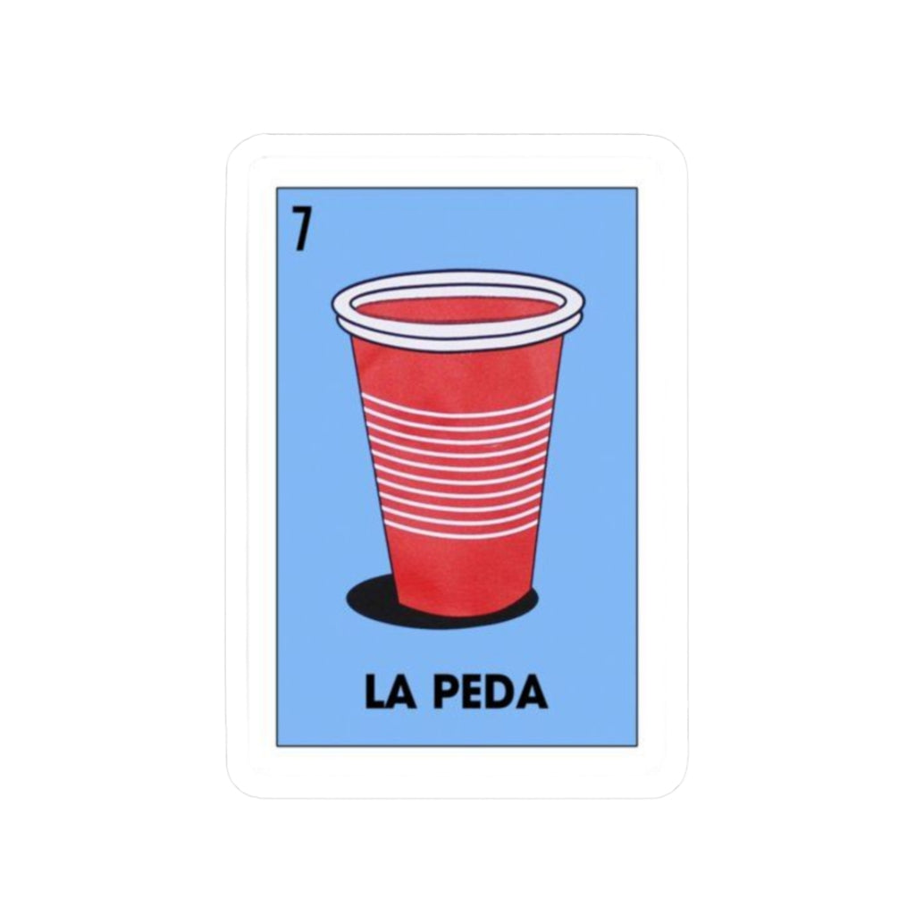 Mexican la peda loteria Kiss-Cut Stickers | mexican water bottle sticker, kindle sticker, laptop decal, luggage stickers, latina stickers