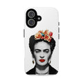 Frida Kahlo Portrait Phone Case | Frida Kahlo Floral Crown iPhone Case | Authentic Art iPhone Case | Mexican Art Gifts