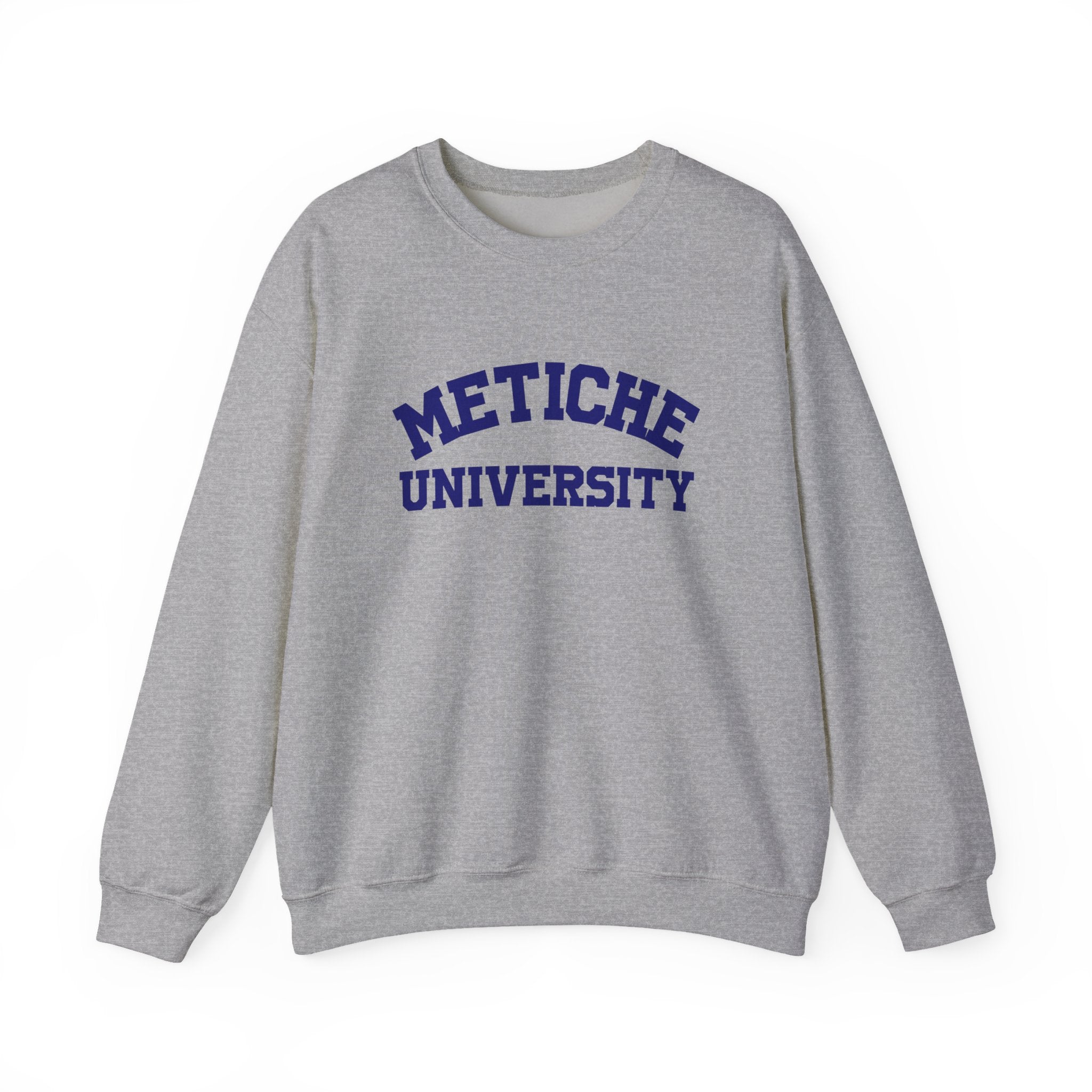 Metiche University Unisex Crewneck Sweatshirt, college sweater, college hoodie, cute spanish sweater funny mexican crewneck, metiche shirt