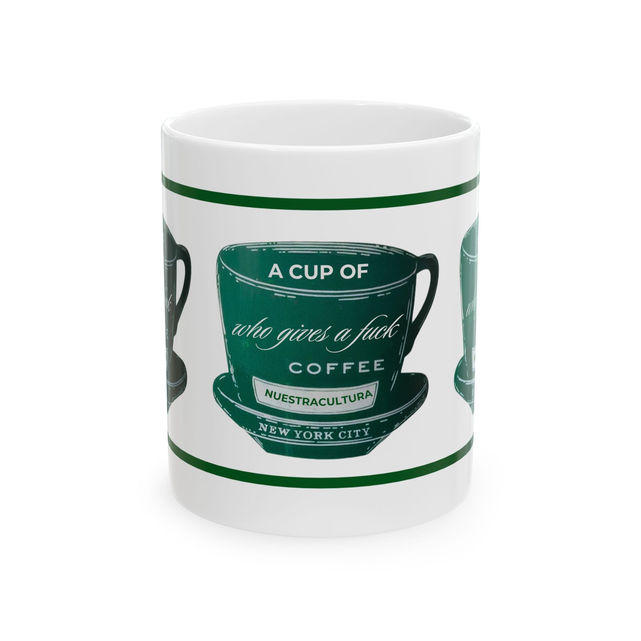 Cup of Who Gives a Fuck Mug | Vintage Mug | Classy Cup | Antique Mugs | New York Gifts | Gift for Her | Funny Cup Gifts