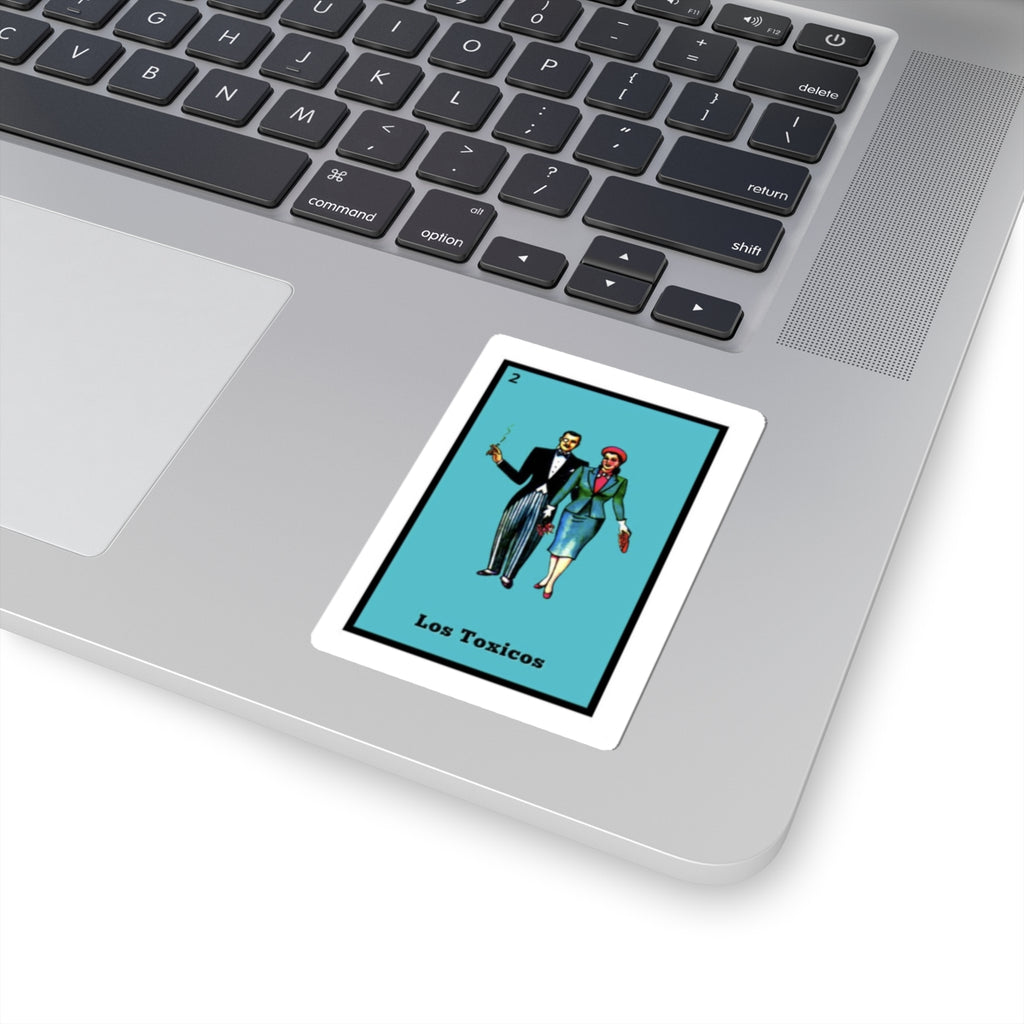 Mexican Loteria los toxicos Kiss-Cut Stickers | water bottle sticker, kindle sticker, laptop decal, luggage stickers, reaction stickers