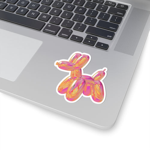 Balloon Dog Kiss-Cut Stickers | water bottle sticker, kindle sticker, laptop decal, luggage stickers, reaction stickers, latina stickers