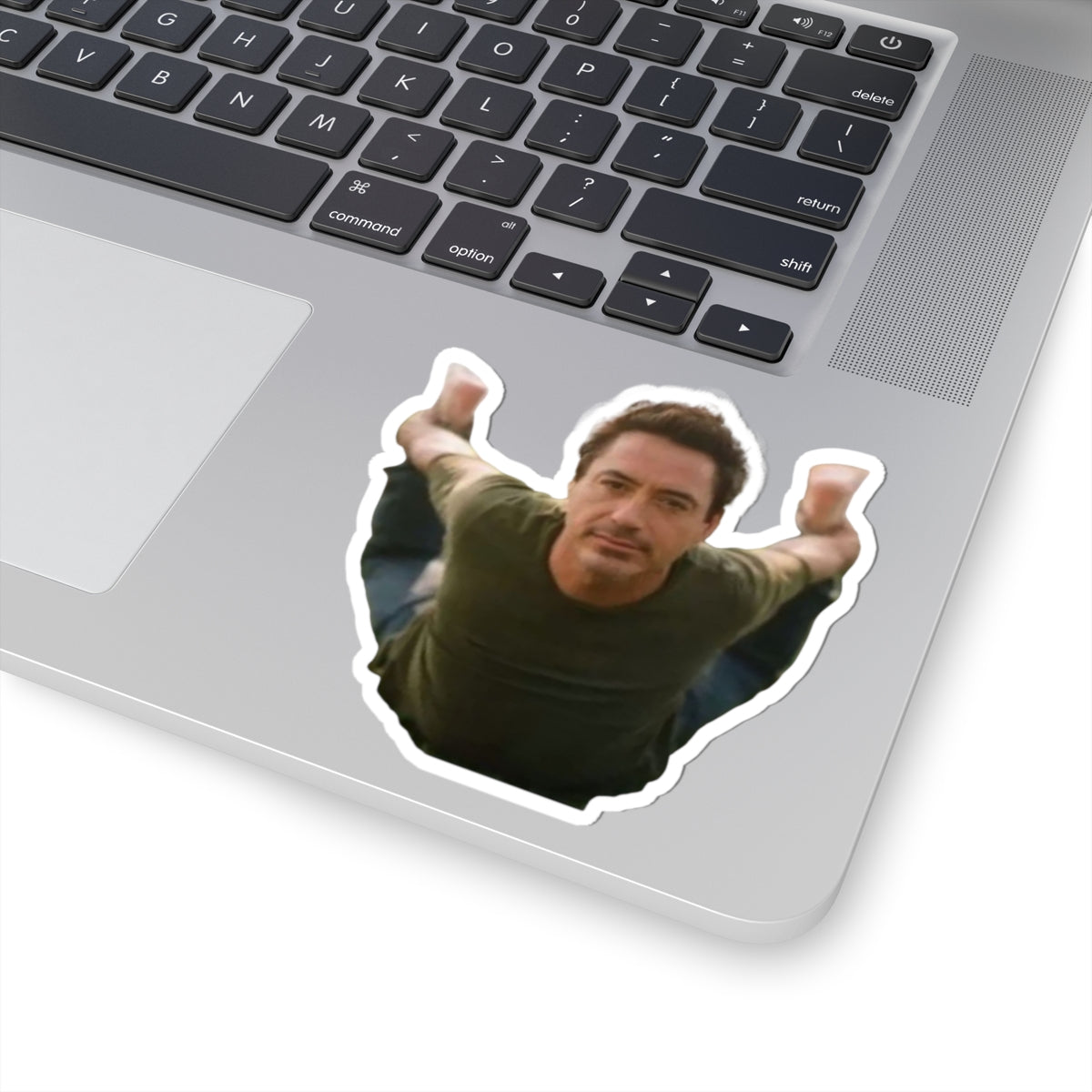 Funny Robert Jr Kiss-Cut Sticker | water bottle sticker, kindle sticker, laptop decal, luggage sticker, Meme sticker, Mexican sticker