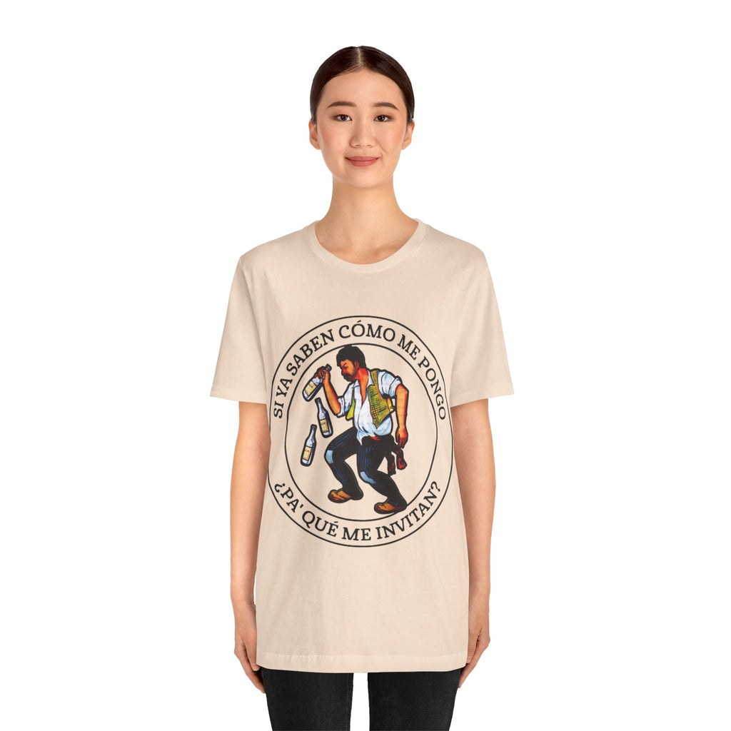 LOTERIA Borracho Si ya saben como me pongo Tee | Latina Gifts | Hispanic Gifts | Gifts for Latinos | Navidad | Spanish Singer Shirt