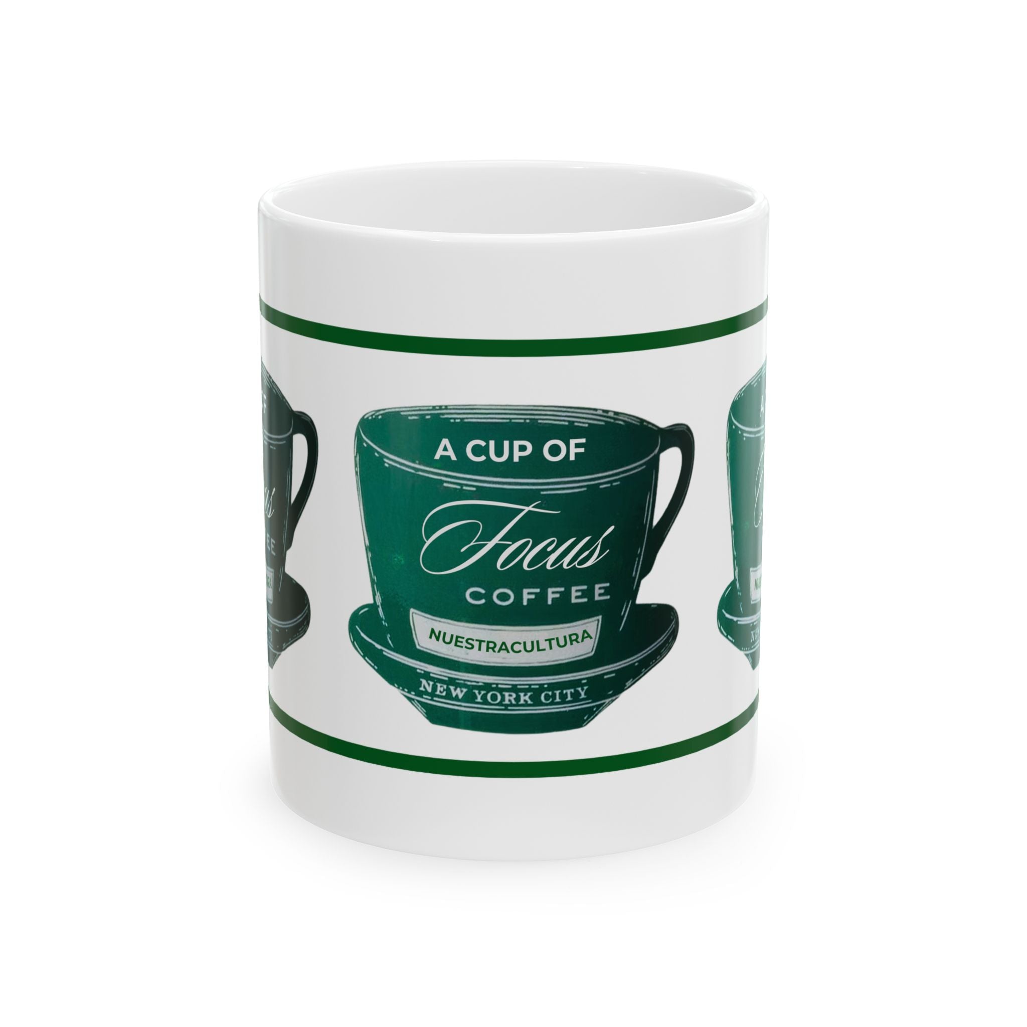 A Cup of Focus Mug | Vintage Mug | Classy Cup | Antique Mugs | New York Gifts | Gift for Her | Funny Cup Gifts