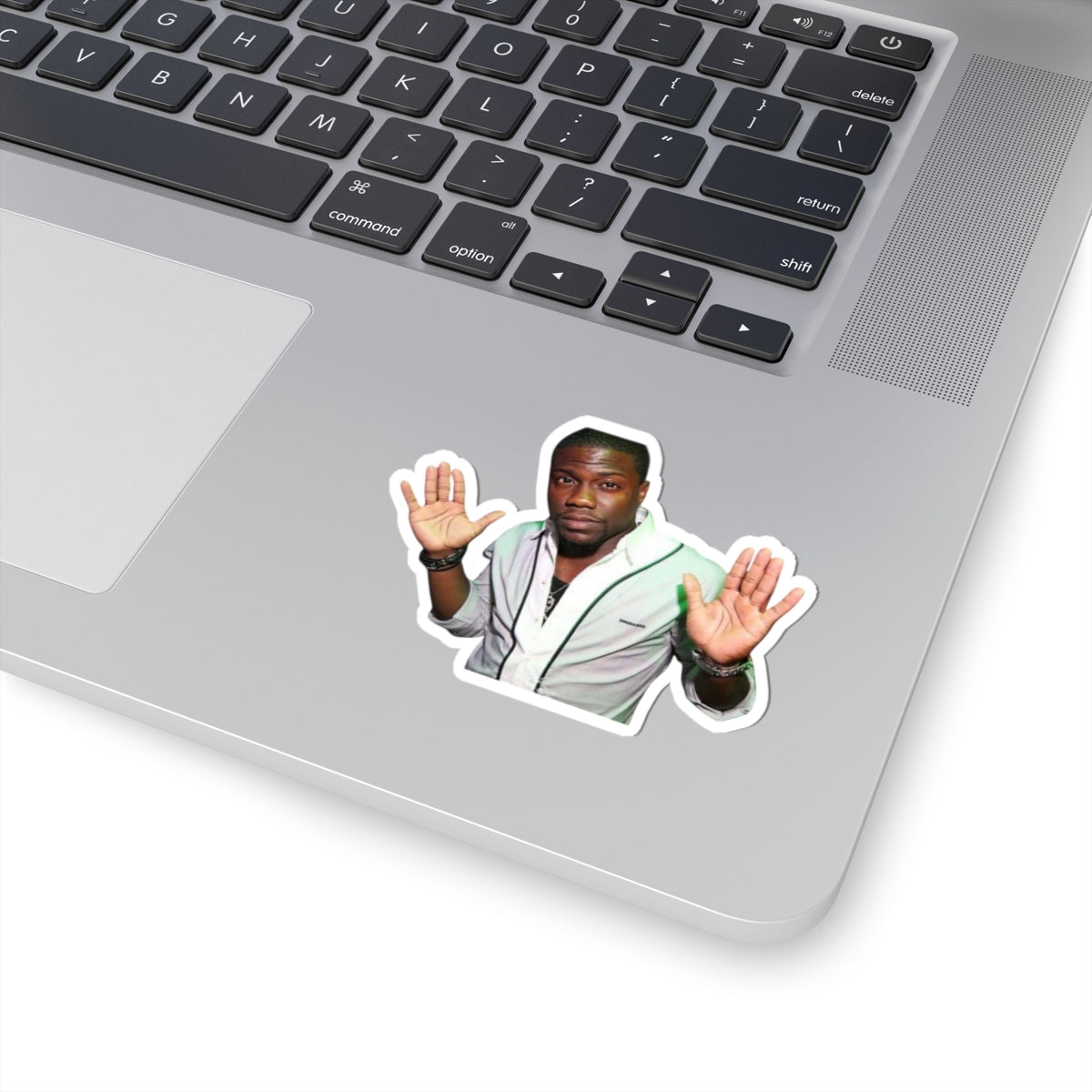 Kevin hart reaction Kiss-Cut Stickers | water bottle sticker, kindle sticker, laptop decal, luggage stickers, reaction stickers