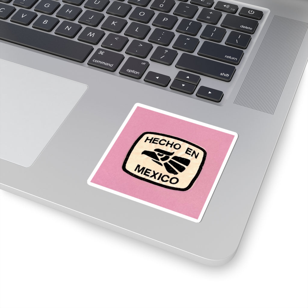 Hecho en Mexico Kiss-Cut Stickers | water bottle sticker, kindle sticker, laptop decal, luggage stickers, reaction stickers, pink stickers