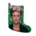 Frida Kahlo Floral Crown Portrait Christmas Stocking | Holiday Stockings | Mexican Stockings | Mexican Gifts for Christmas