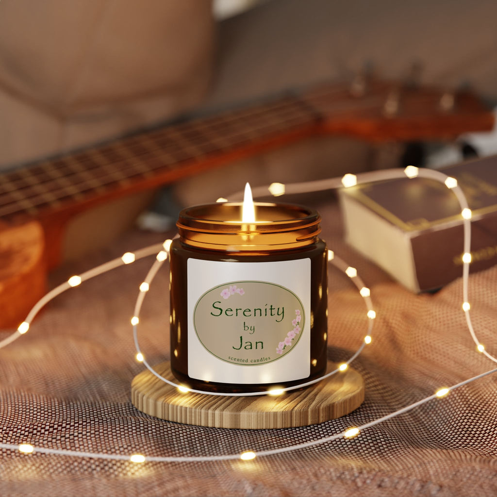 Serenity by Jan Candle | Amber Jar Soy Candle | Office Gifts | White Elephant Gifts