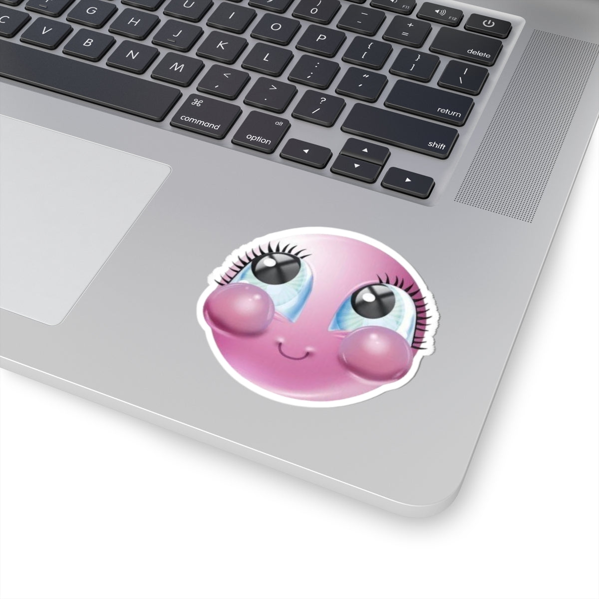 Cute girlie reaction Kiss-Cut Stickers | water bottle sticker, kindle sticker, laptop decal, luggage stickers, reaction stickers