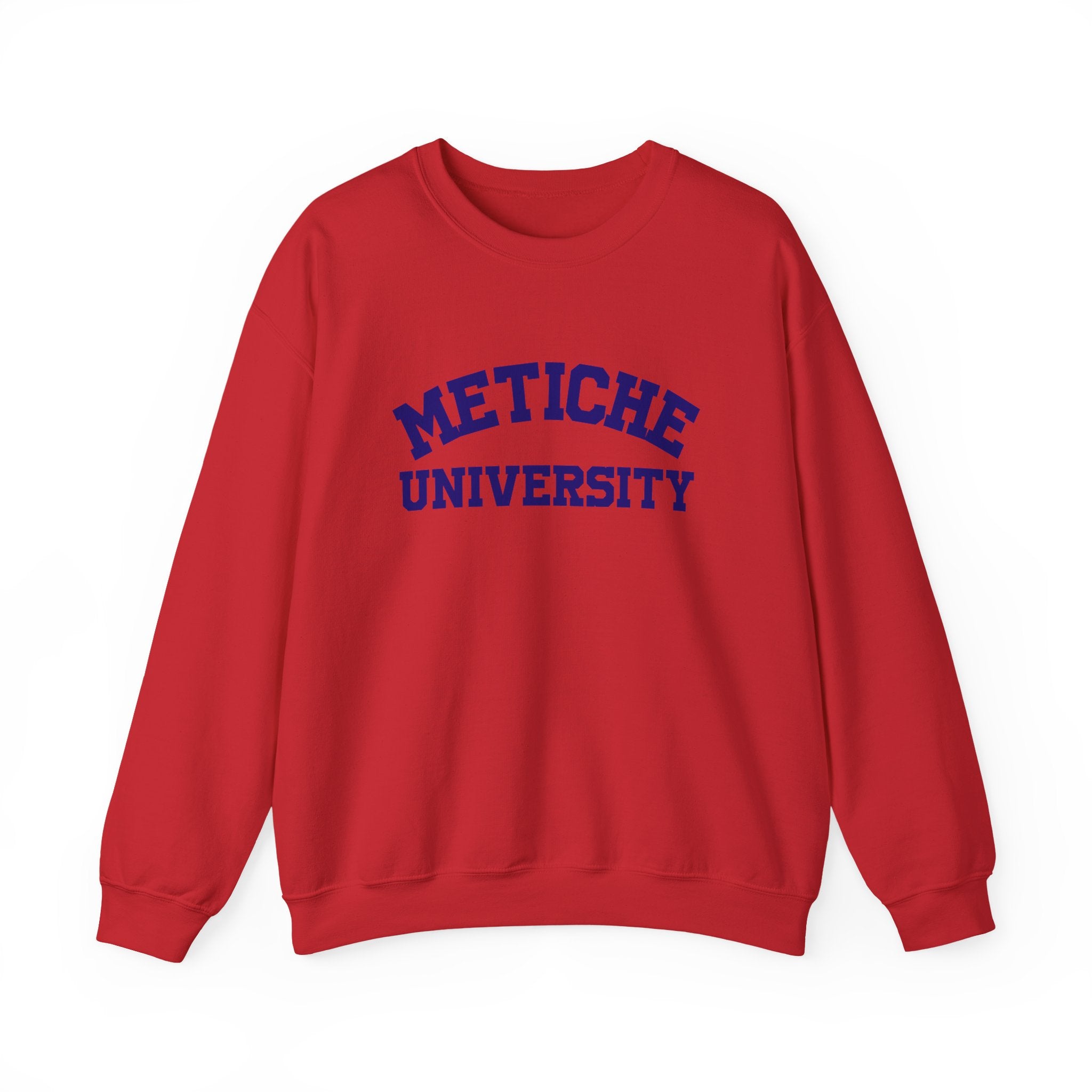 Metiche University Unisex Crewneck Sweatshirt, college sweater, college hoodie, cute spanish sweater funny mexican crewneck, metiche shirt