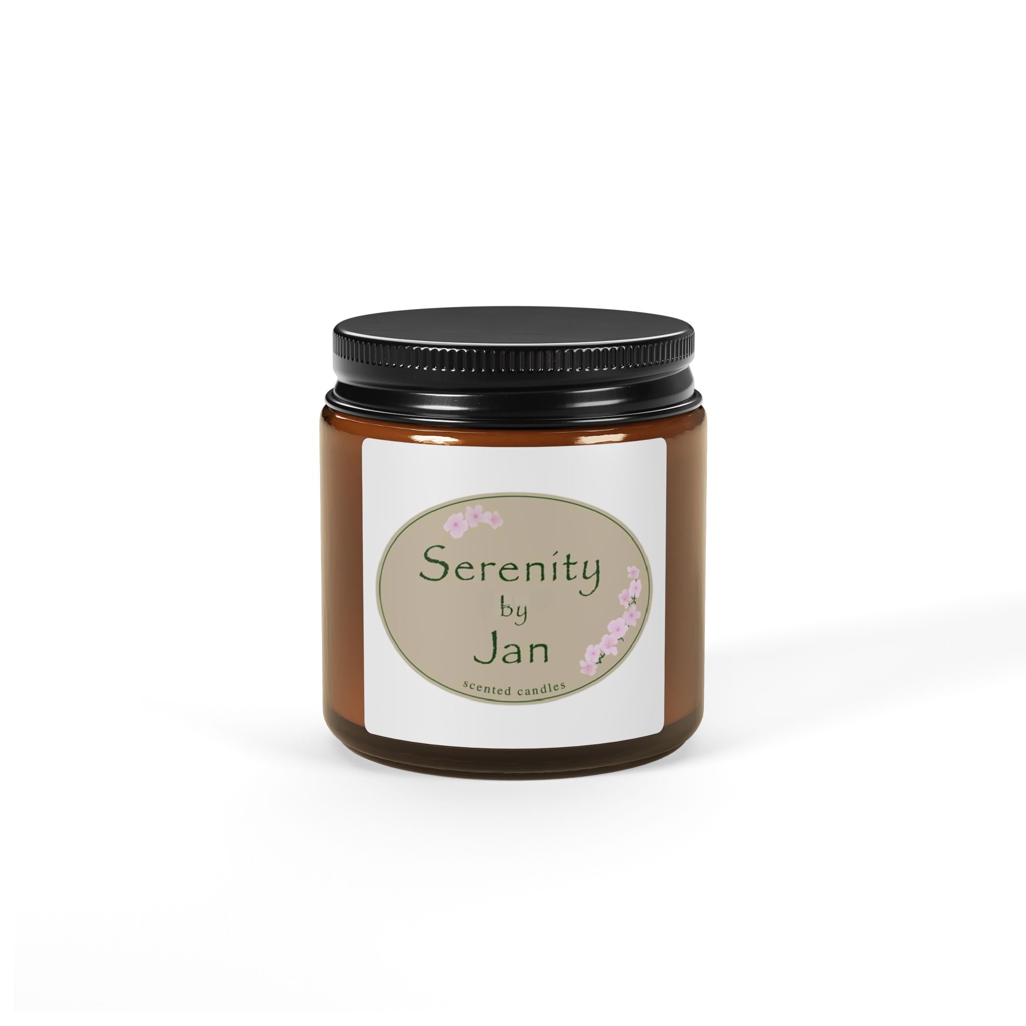 Serenity by Jan Candle | Amber Jar Soy Candle | Office Gifts | White Elephant Gifts