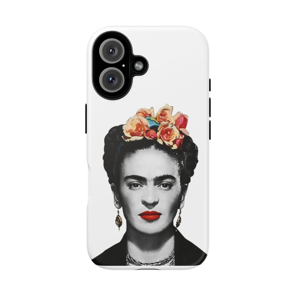 Frida Kahlo Portrait Phone Case | Frida Kahlo Floral Crown iPhone Case | Authentic Art iPhone Case | Mexican Art Gifts