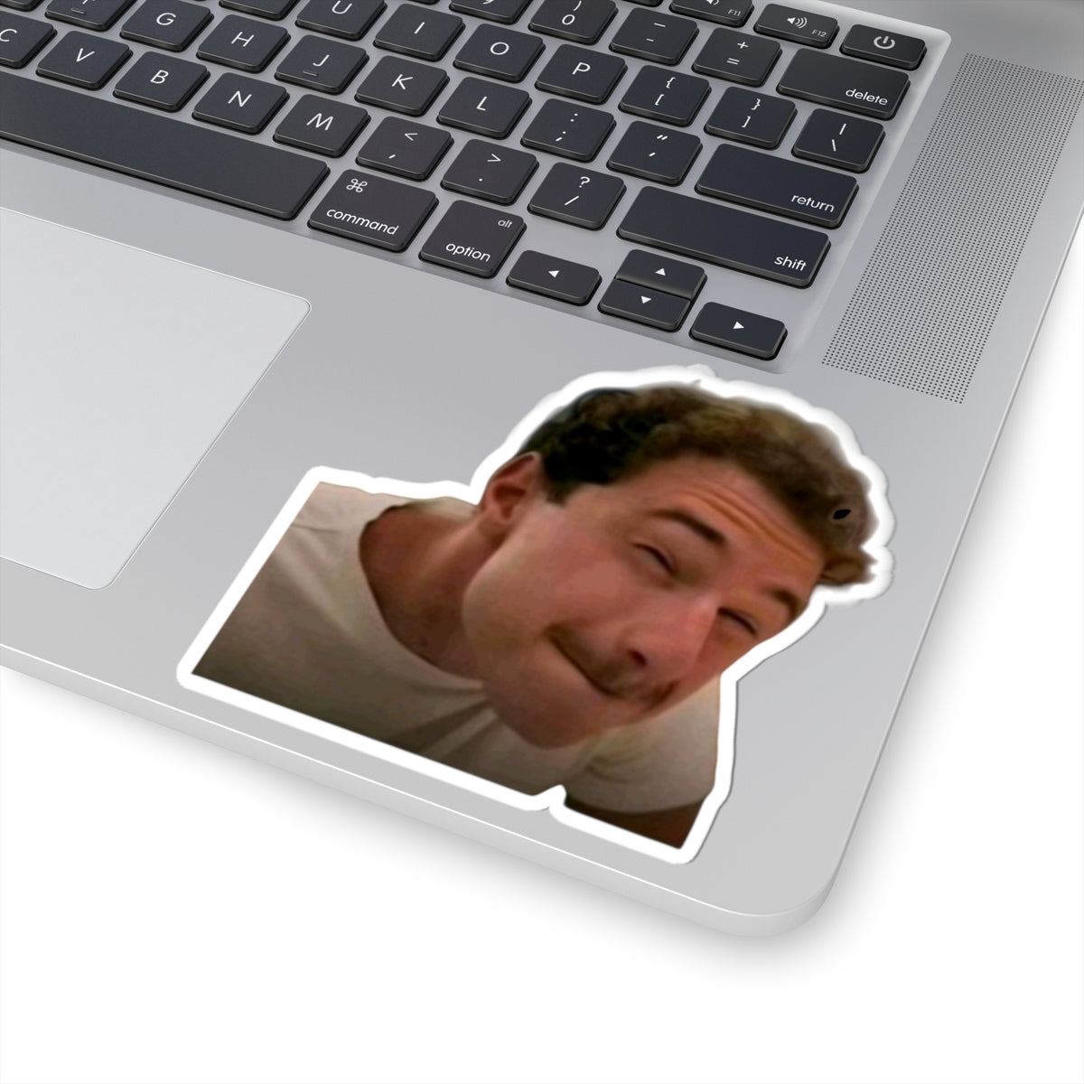 Confused meme Kiss-Cut Sticker | water bottle sticker, kindle sticker, laptop decal, luggage sticker, Meme sticker, Reaction sticker