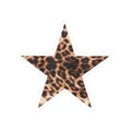 Cheetah leopard print star Kiss-Cut Stickers | water bottle sticker, kindle sticker, laptop decal, luggage stickers, reaction stickers