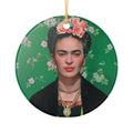 Frida Kahlo Ornament | Frida Kahlo Ceramic Round Decoration