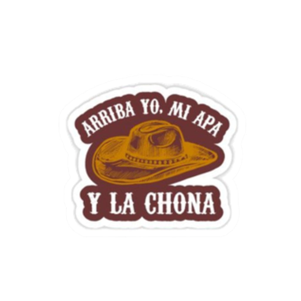 La chona mexican Kiss-Cut Stickers | water bottle sticker, kindle sticker, laptop decal, luggage stickers, latina stickers