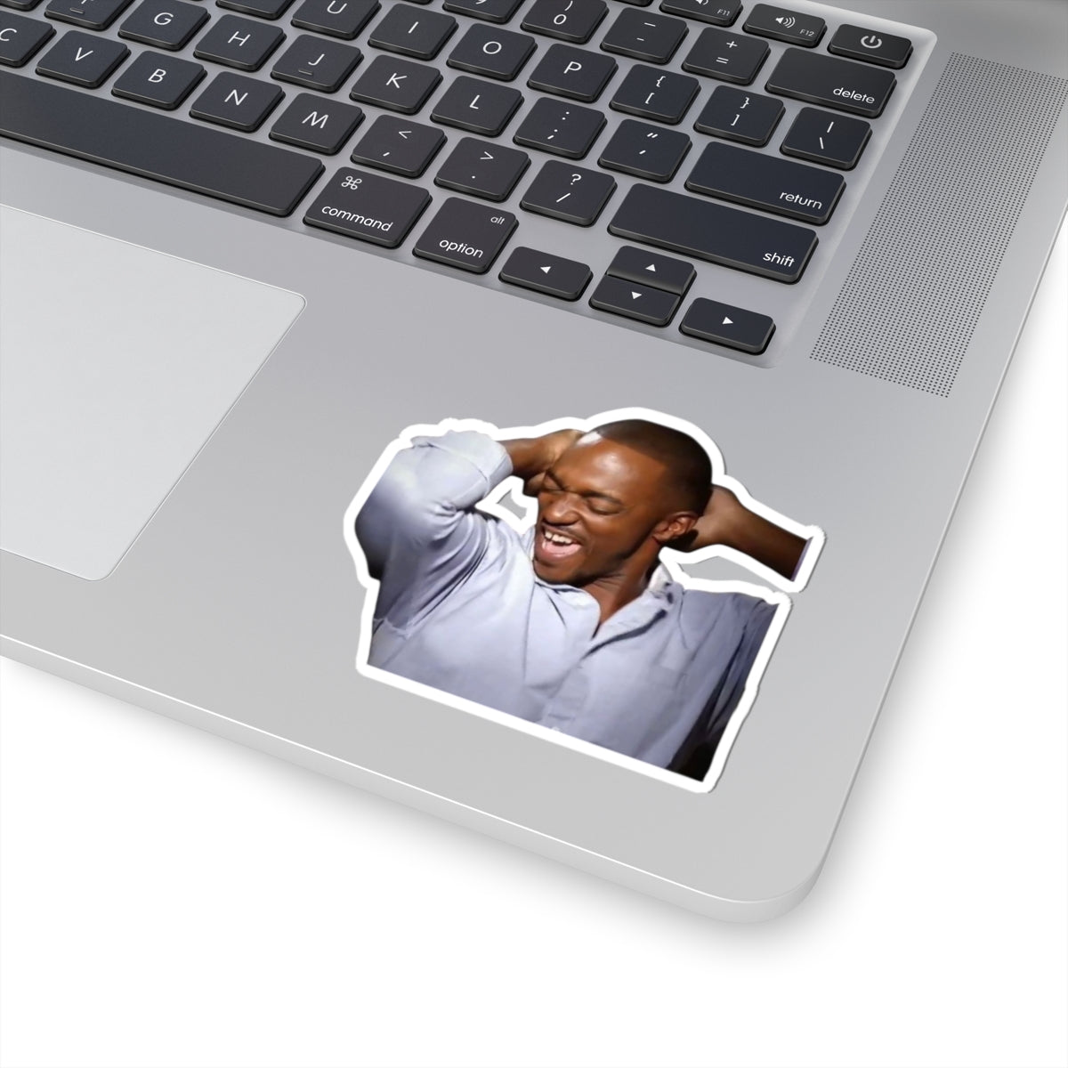 Happy reaction Kiss-Cut Stickers | water bottle sticker, kindle sticker, laptop decal, luggage stickers, reaction stickers