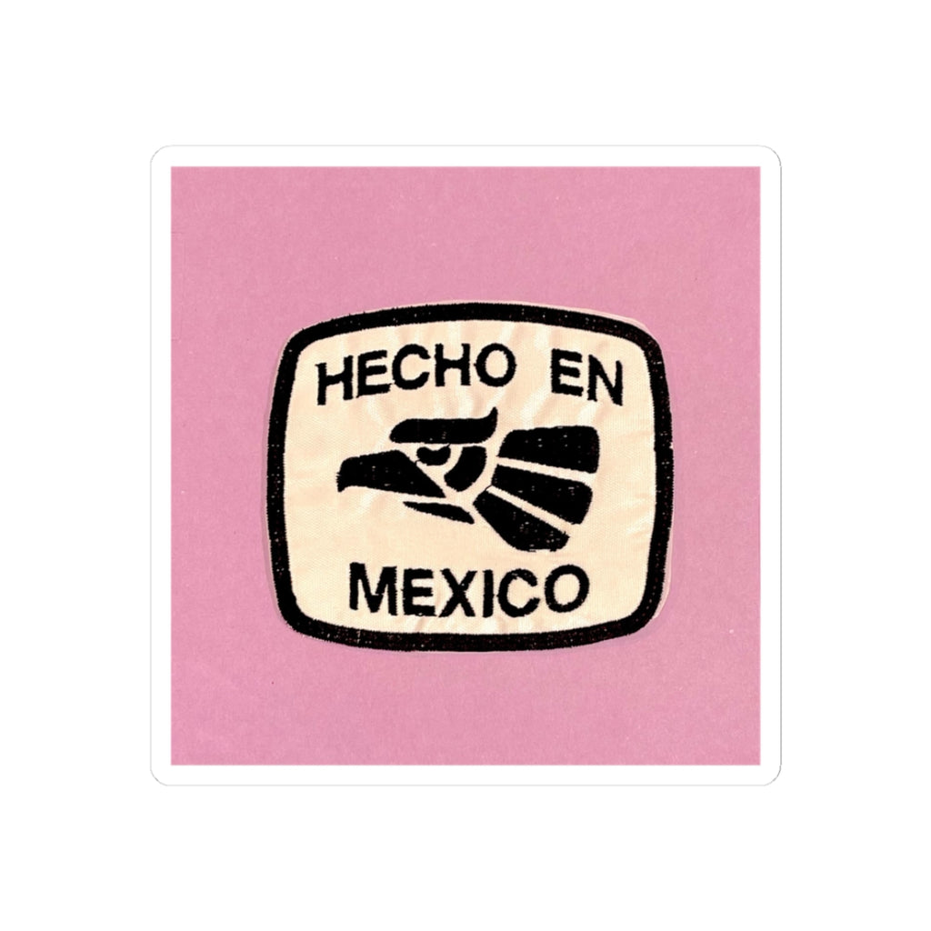 Hecho en Mexico Kiss-Cut Stickers | water bottle sticker, kindle sticker, laptop decal, luggage stickers, reaction stickers, pink stickers